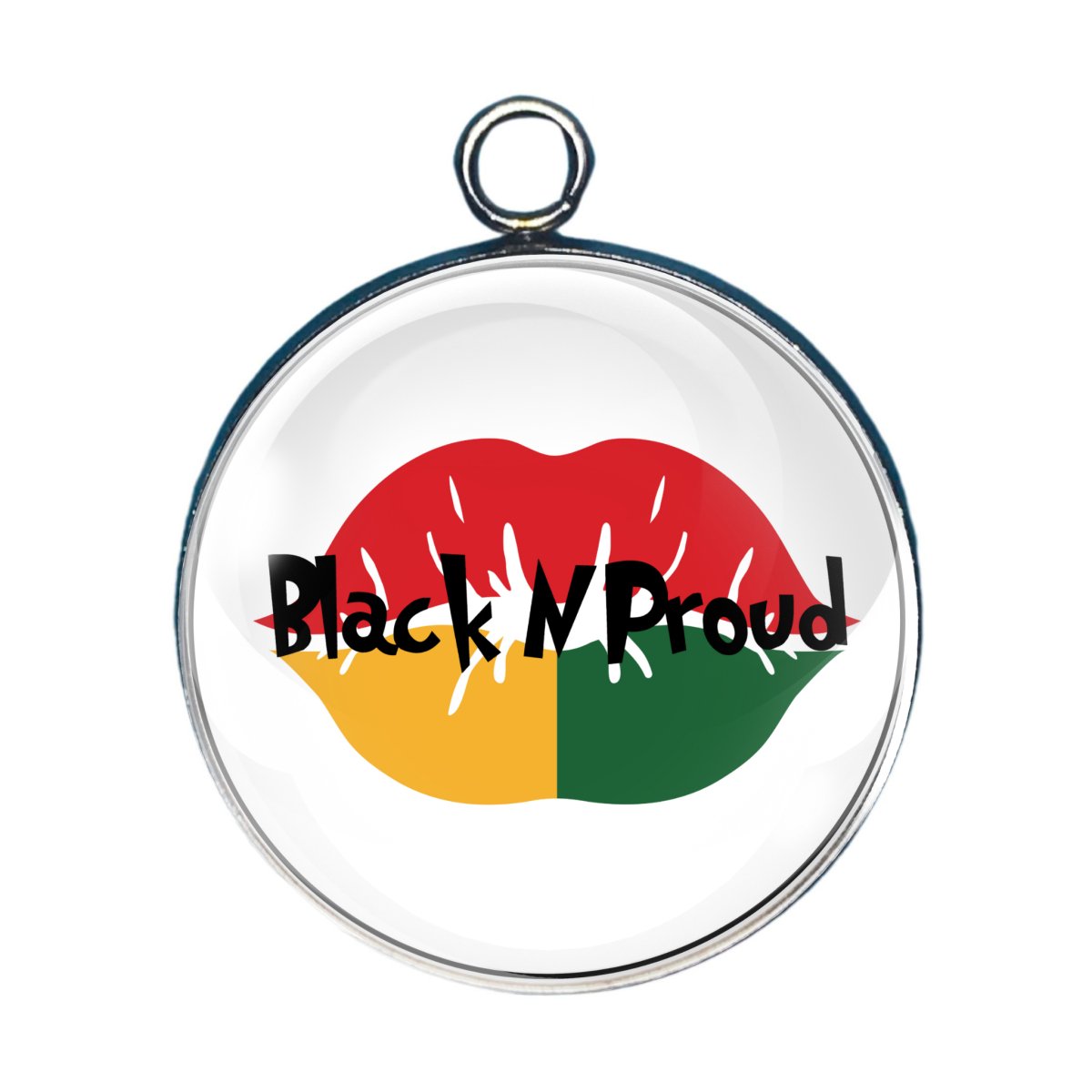 Charm for celebrating Juneteenth: Black and Proud