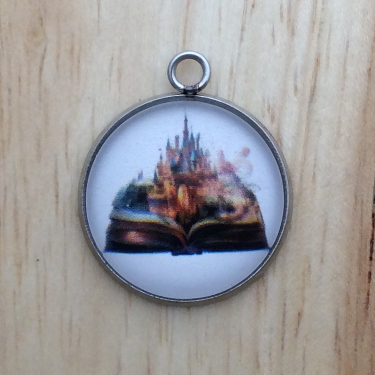 storybook magic themed class cabochon charm