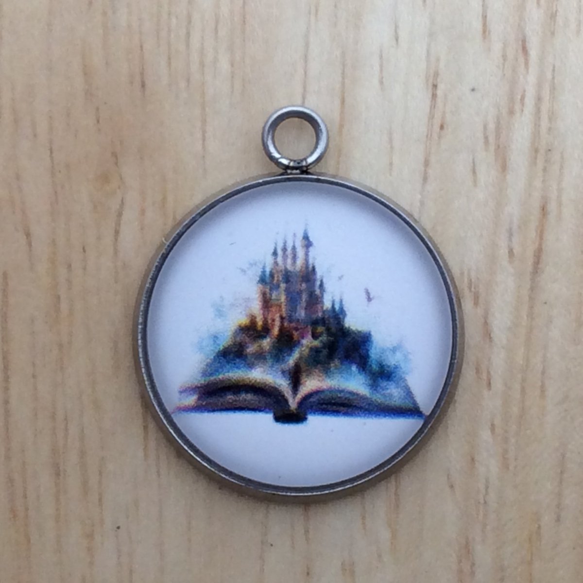 storybook magic themed class cabochon charm