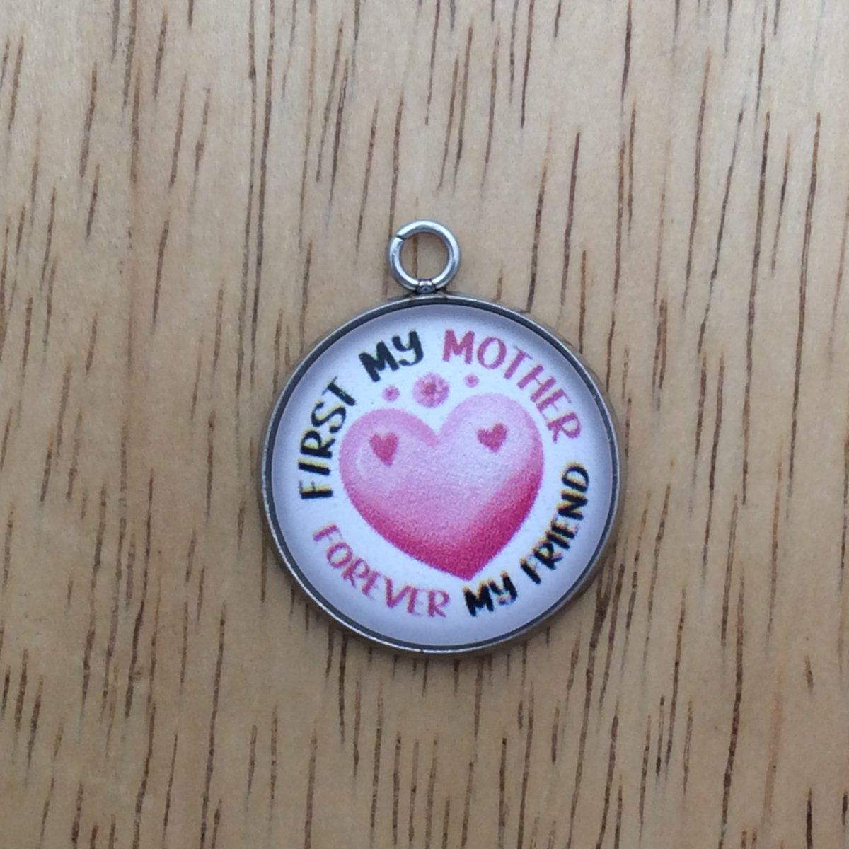 mothers day glass cabochon charm
