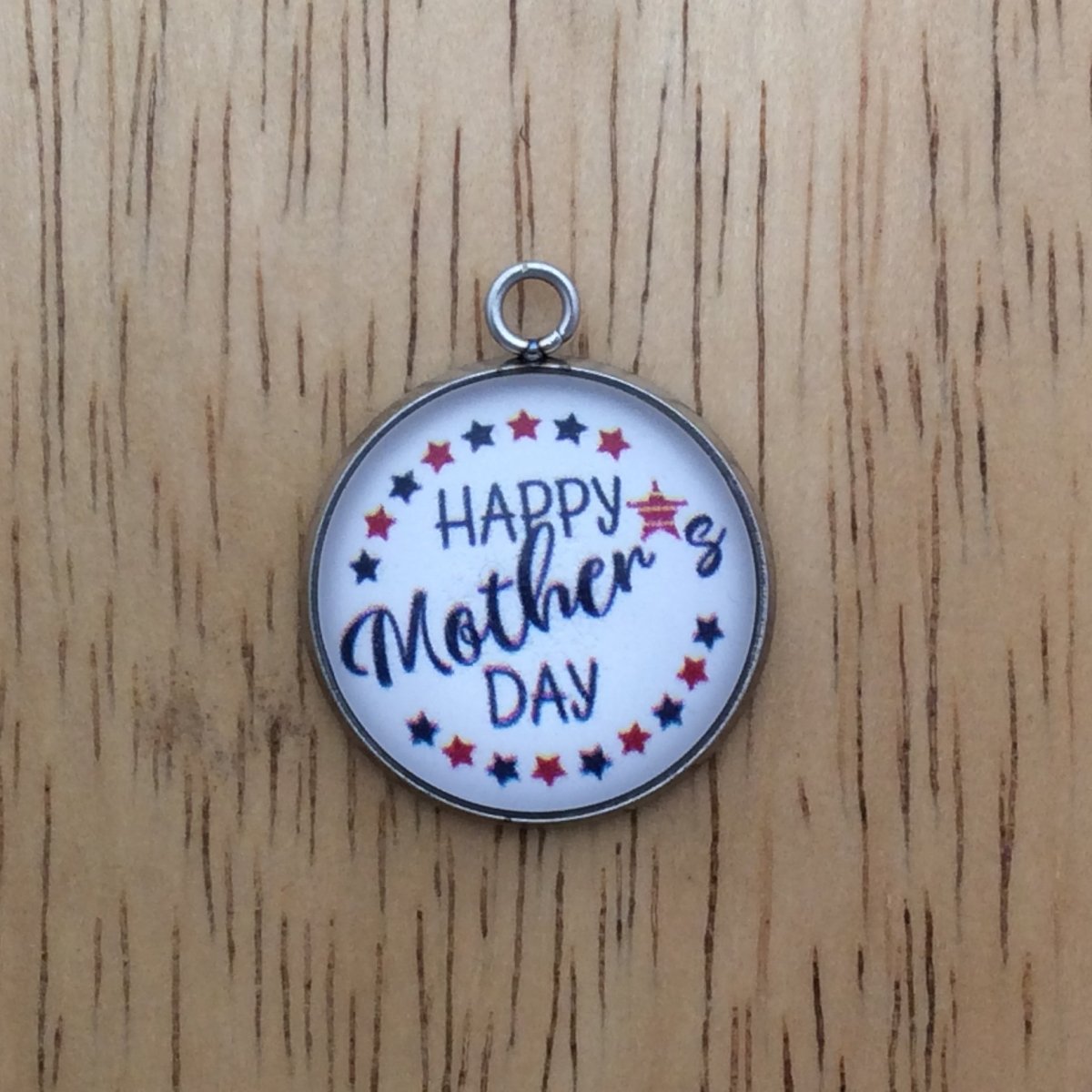 mothers day glass cabochon charm