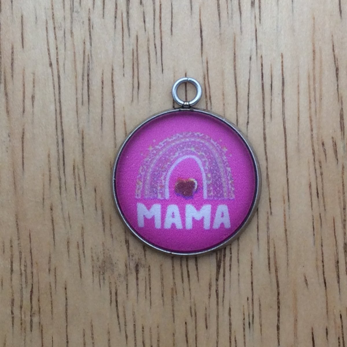 mothers day glass cabochon charm