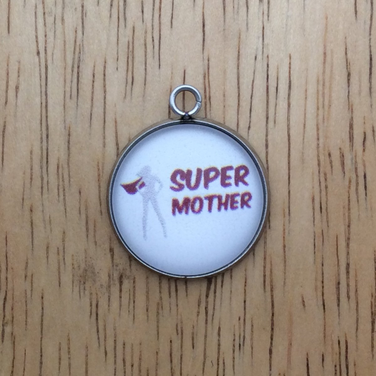 mothers day glass cabochon charm