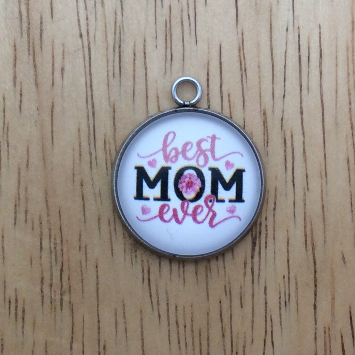 mothers day glass cabochon charm