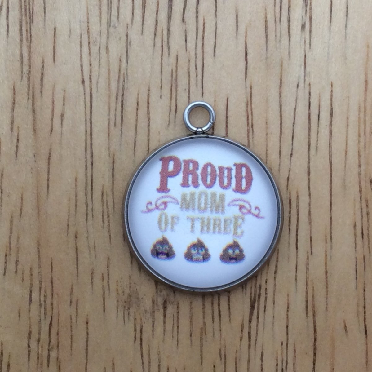 mothers day glass cabochon charm
