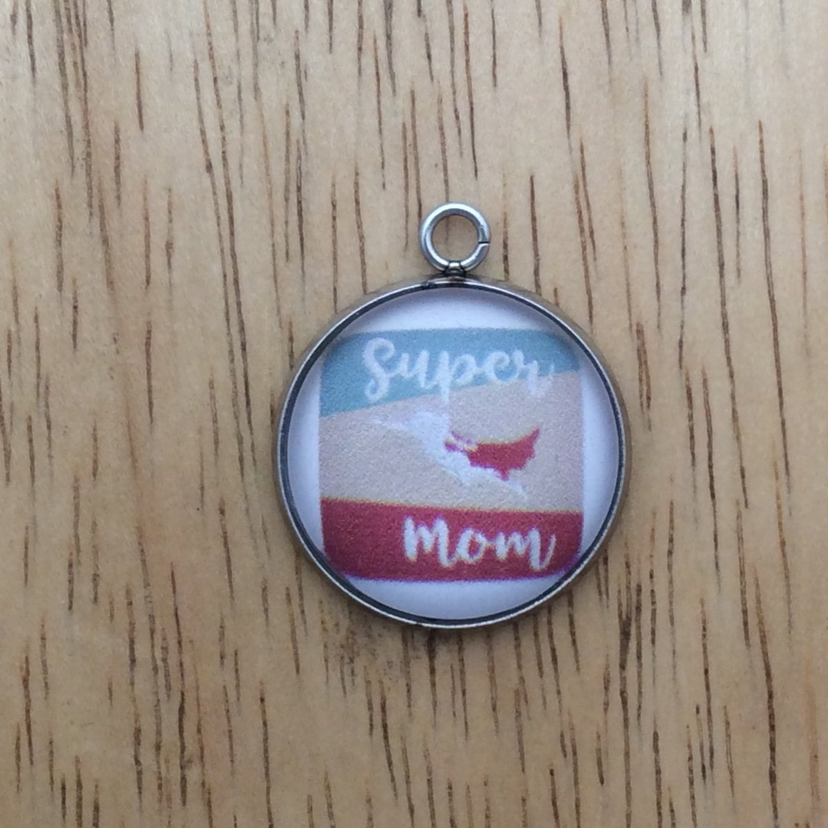 mothers day glass cabochon charm