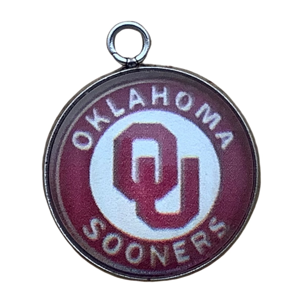 OU OK Sooners Logo charm