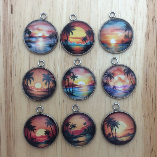Tropical Sunset Charms - ILikeWorms