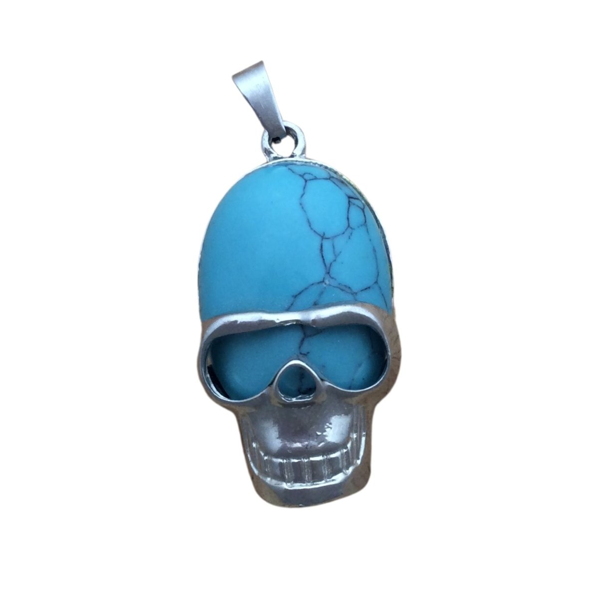 Tibetan selling turquoise skull necklace