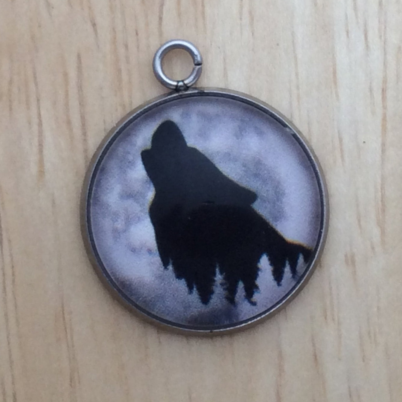 Wolf Glass Cabochon Charms For Making Jewelry - ILikeWorms