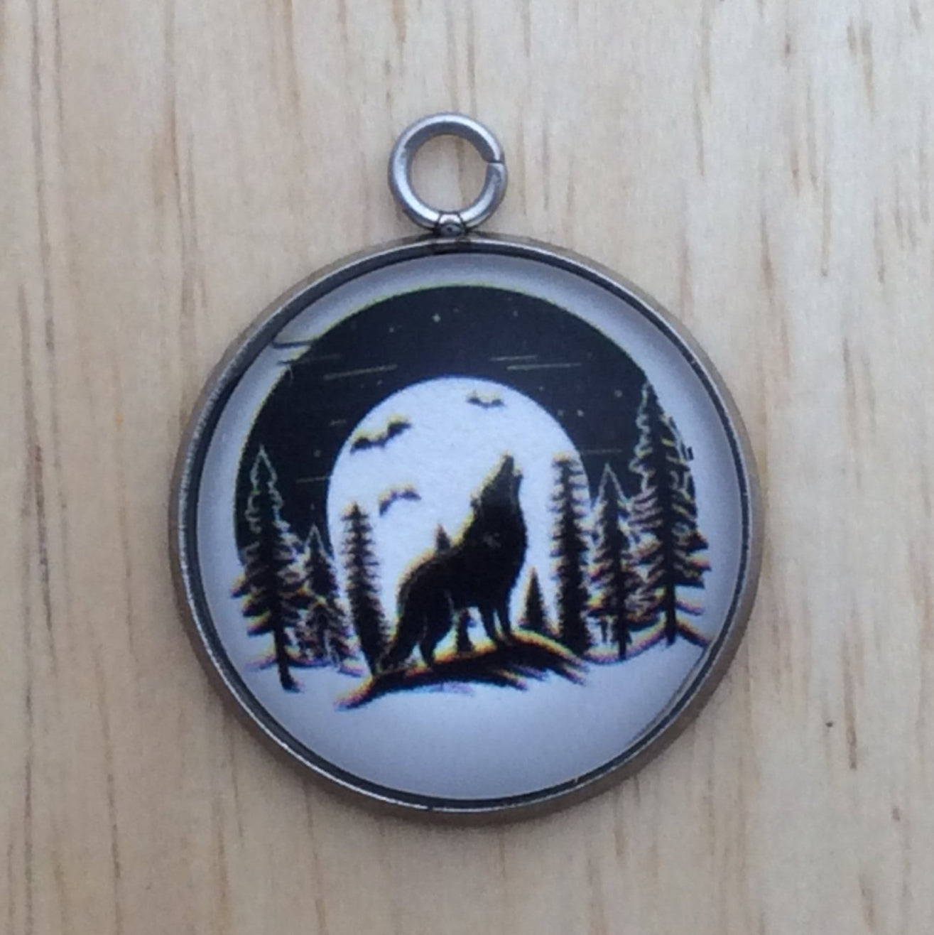 Wolf Glass Cabochon Charms For Making Jewelry - ILikeWorms