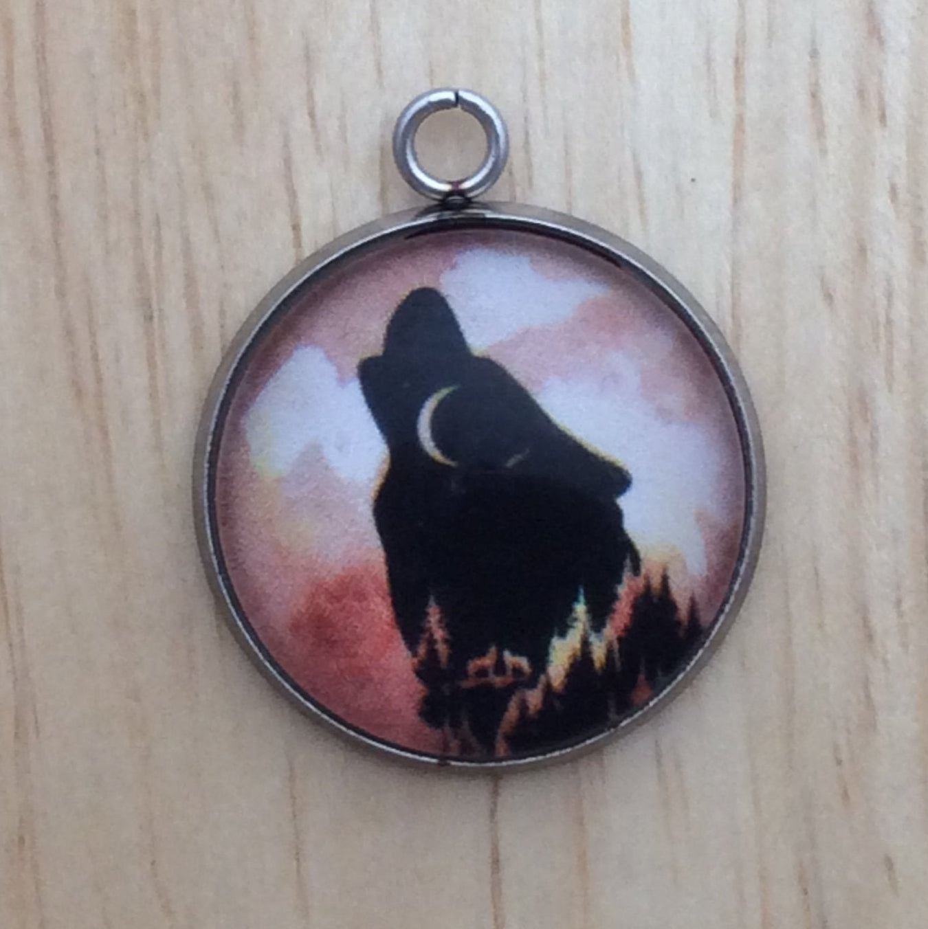 Wolf Glass Cabochon Charms For Making Jewelry - ILikeWorms