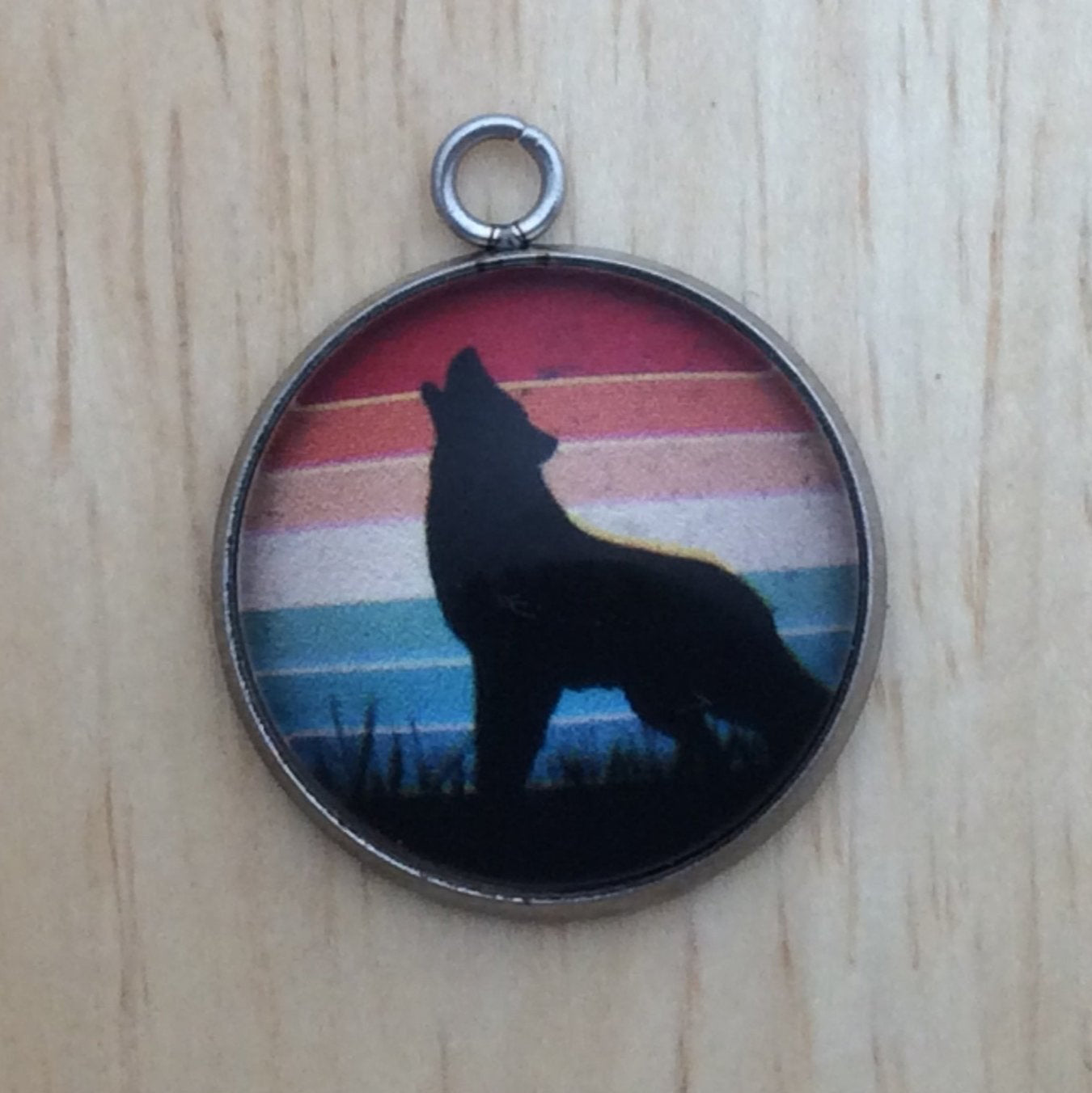 Wolf Glass Cabochon Charms For Making Jewelry - ILikeWorms
