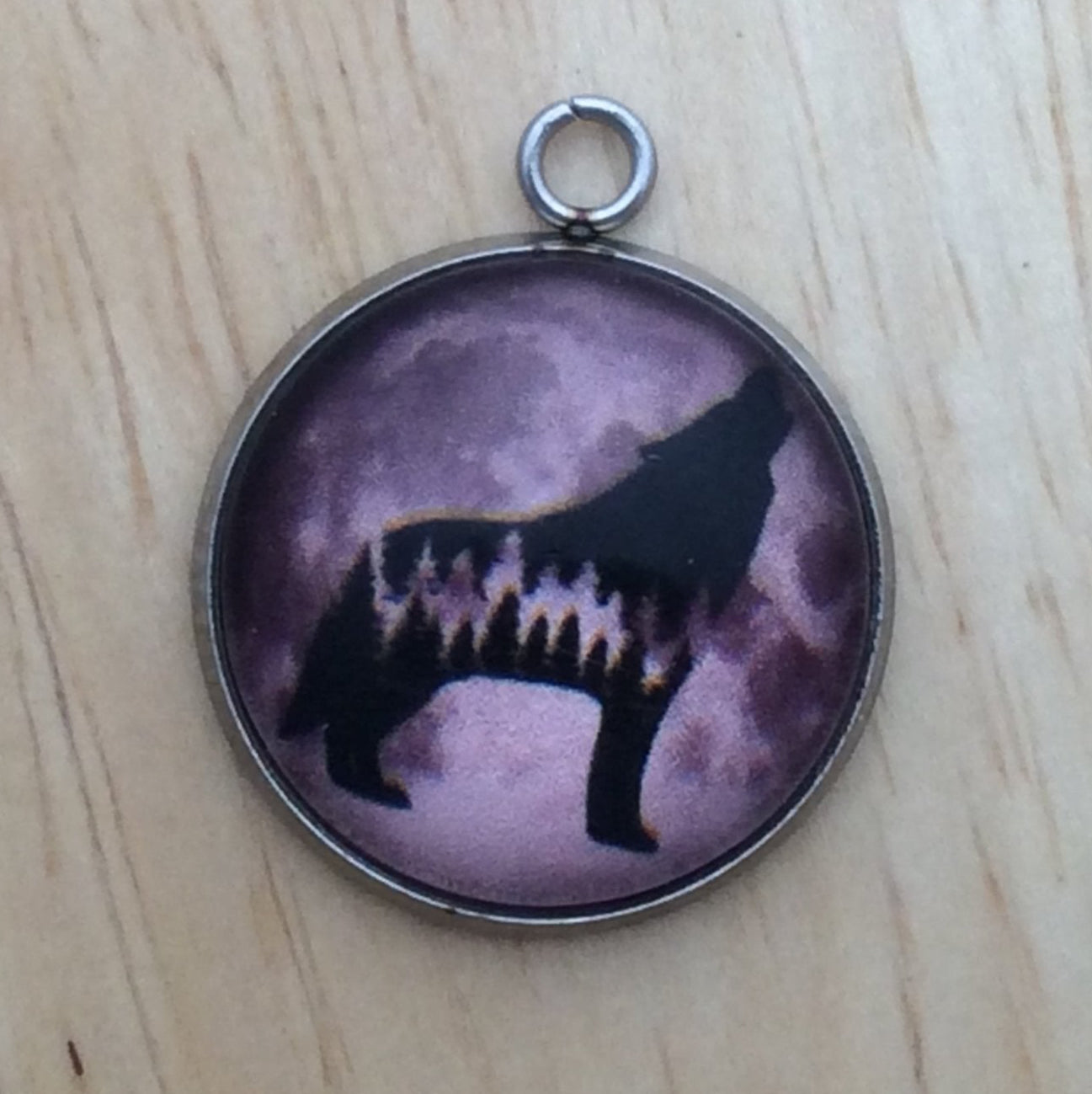 Wolf Glass Cabochon Charms For Making Jewelry - ILikeWorms