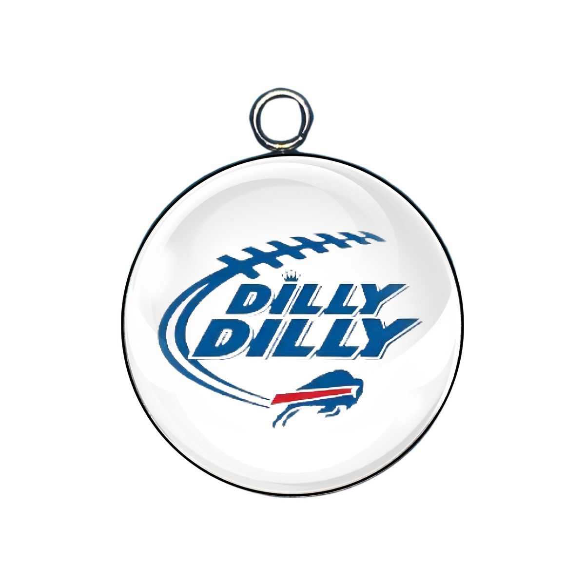 Bills Glass Cabochon Charms