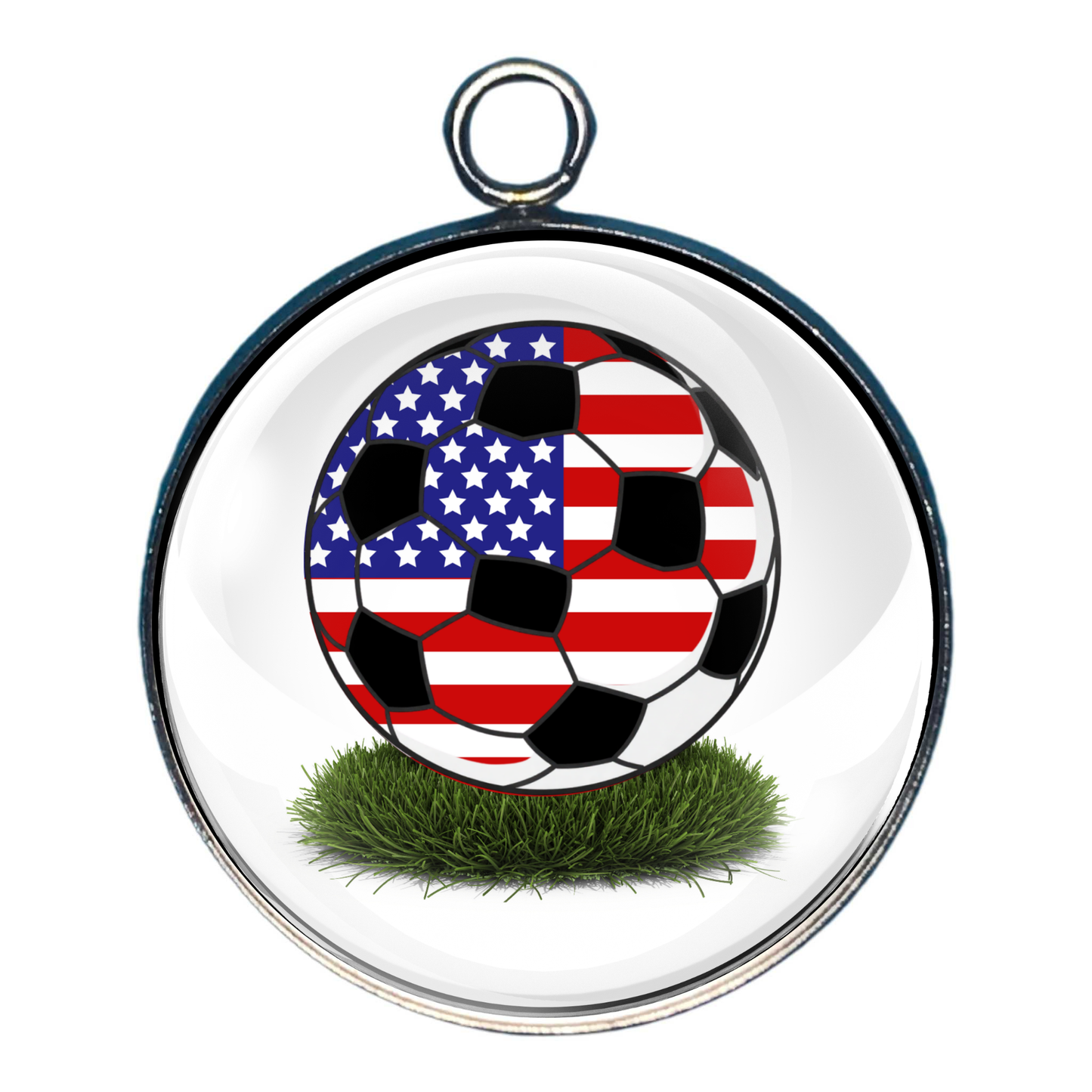 Soccer Ball Country Flag Charms | Football Team Charms | World Cup Soccer