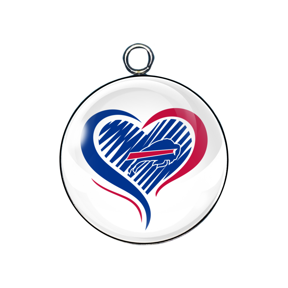 Bills Glass Cabochon Charms