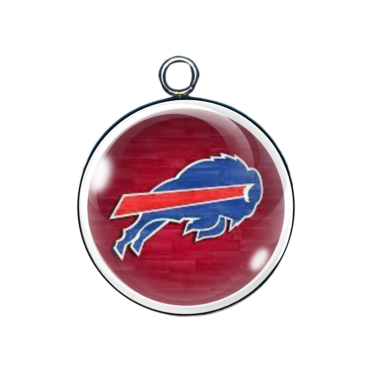Bills Glass Cabochon Charms