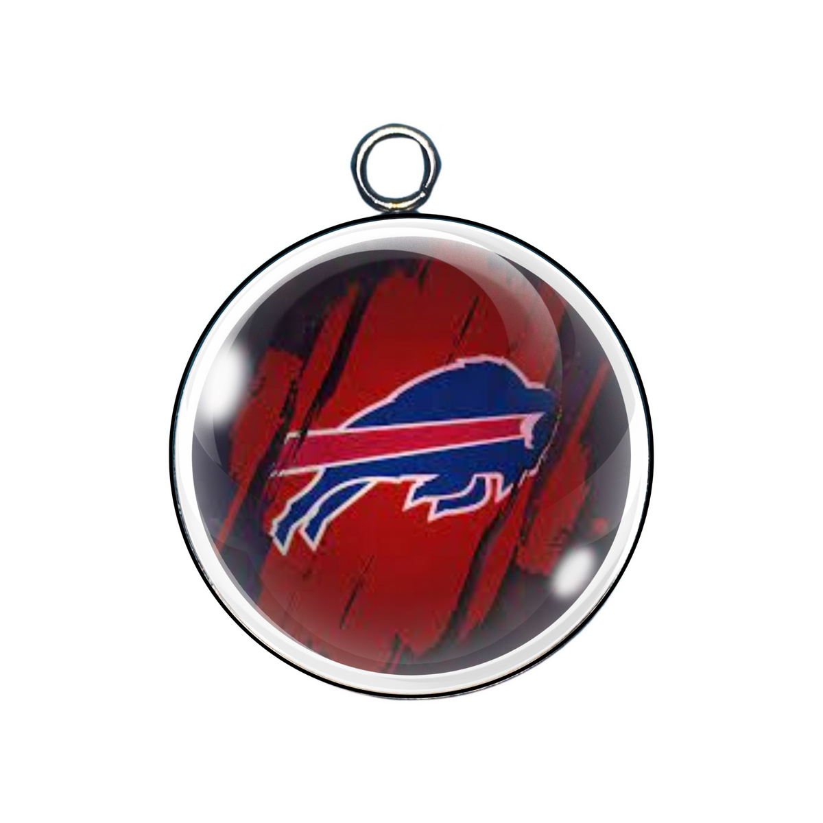 Bills Glass Cabochon Charms
