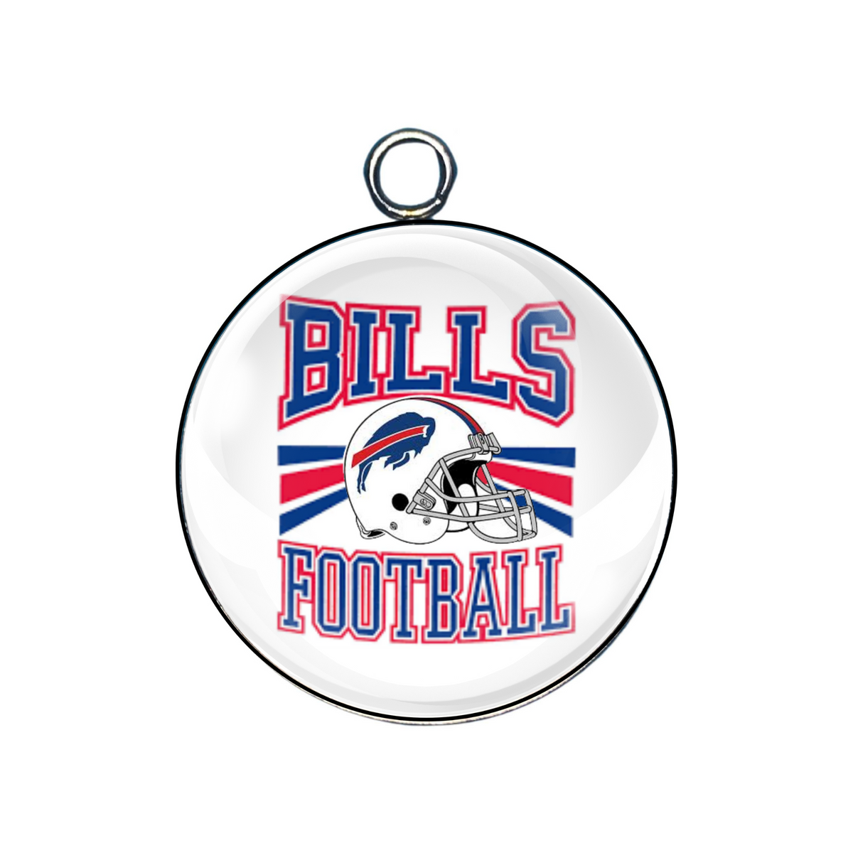 Bills Glass Cabochon Charms