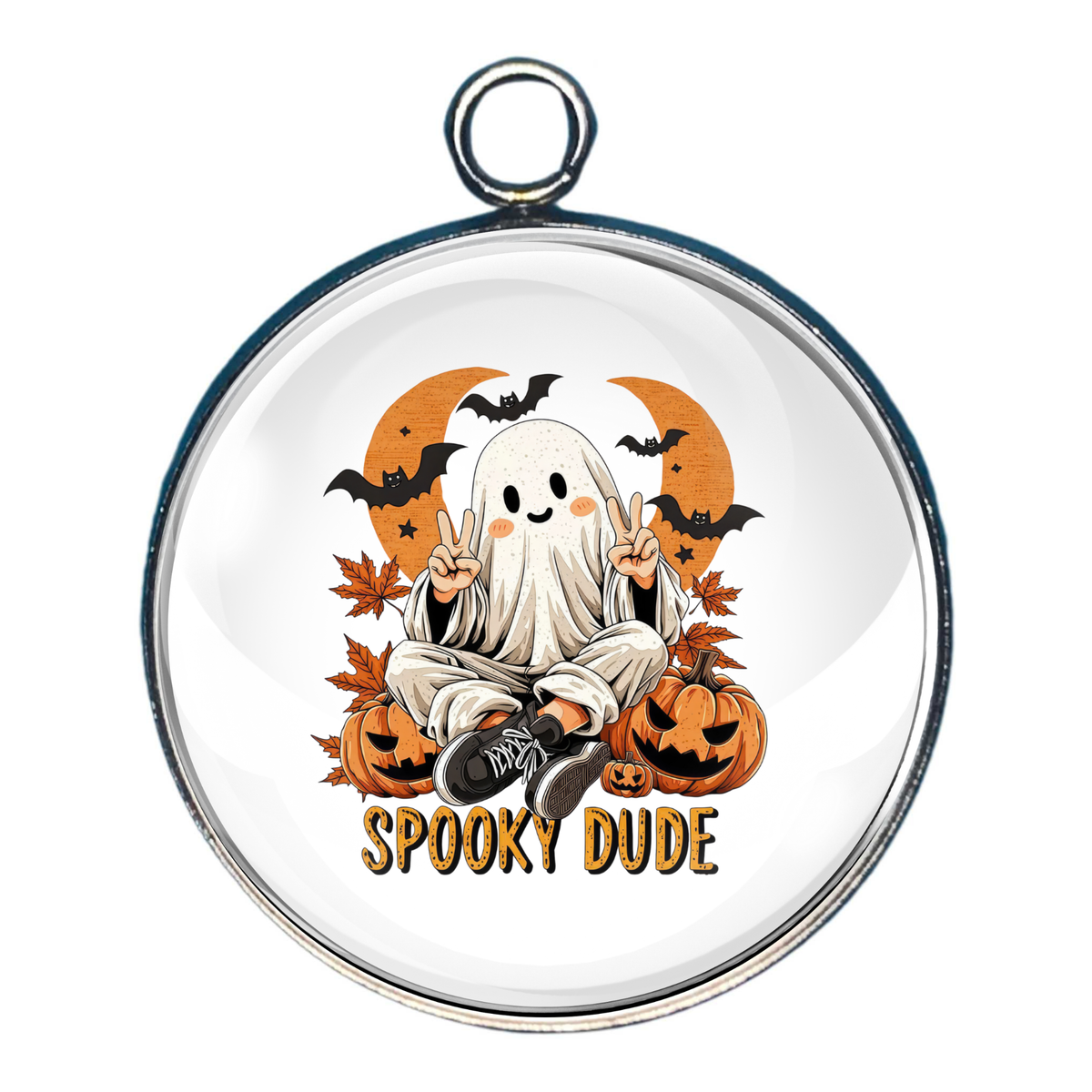 Fall, Halloween & Autumn Harvest Glass Cabochon Charms