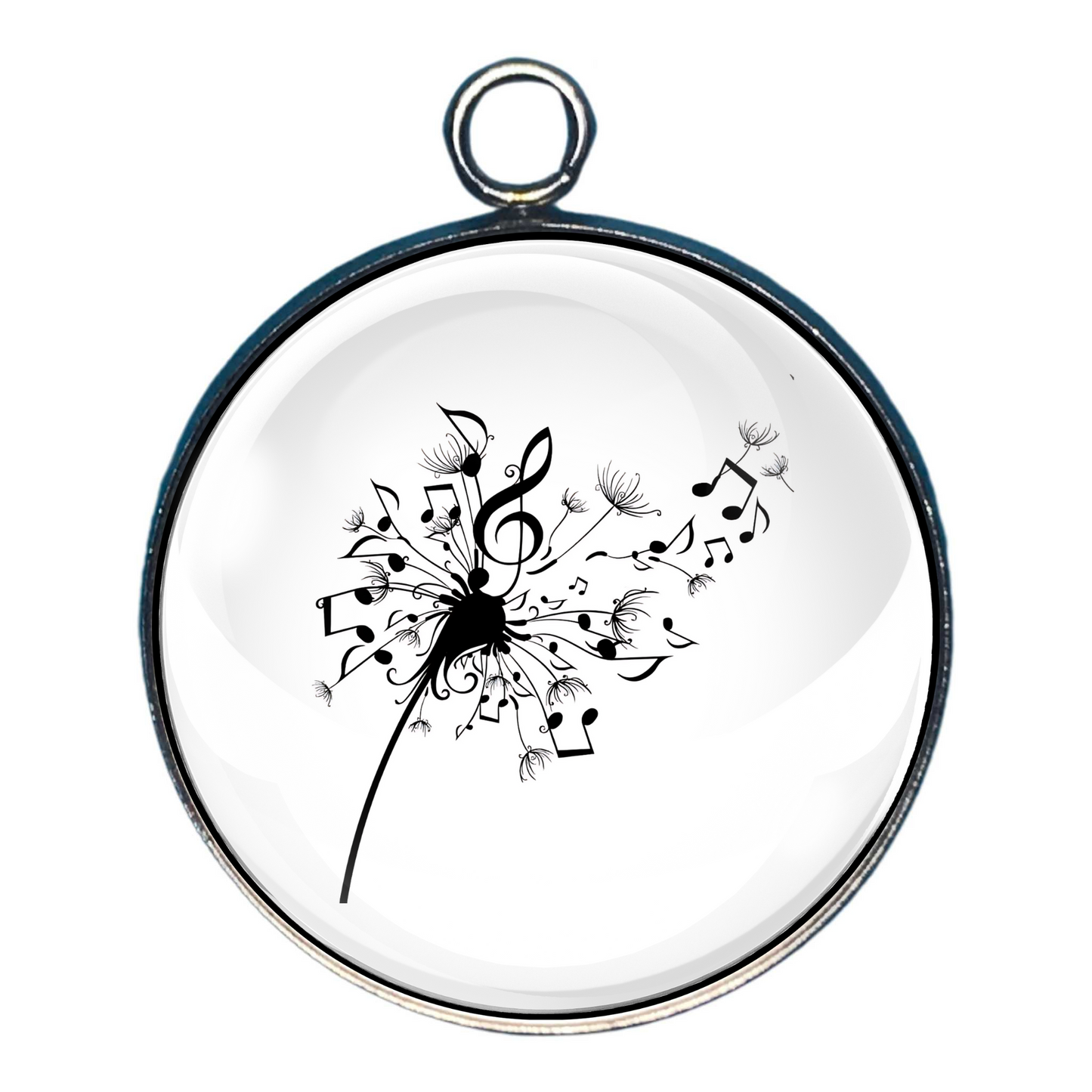 Musical Note Charms – A Symphony of Style - Glass Cabochon Charms