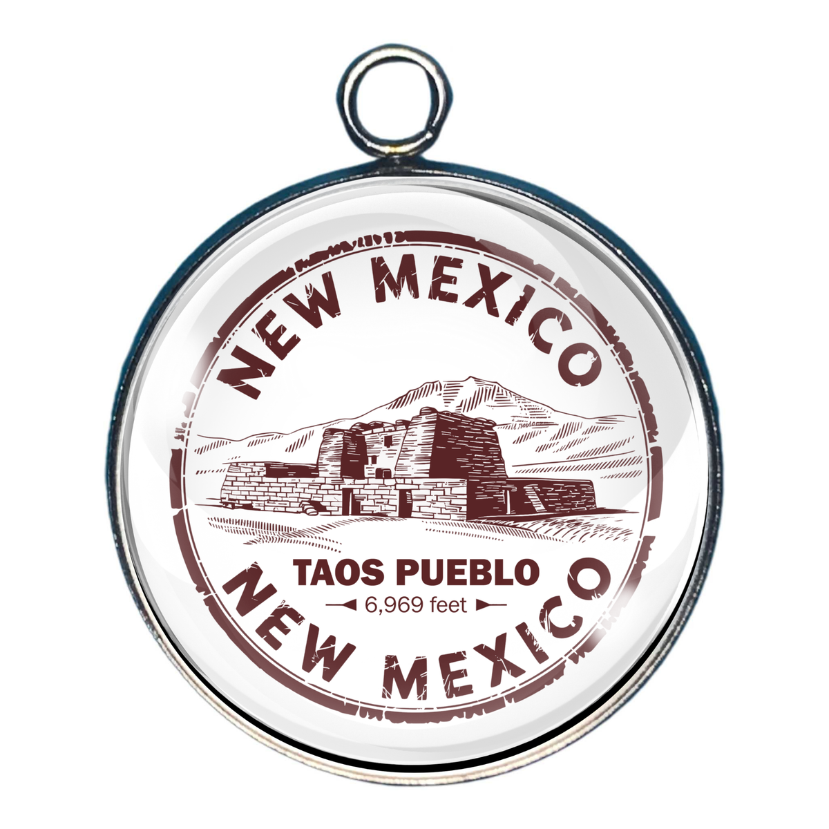 USA State Travel Charms, 50 Vintage State Stamp Collection Charms