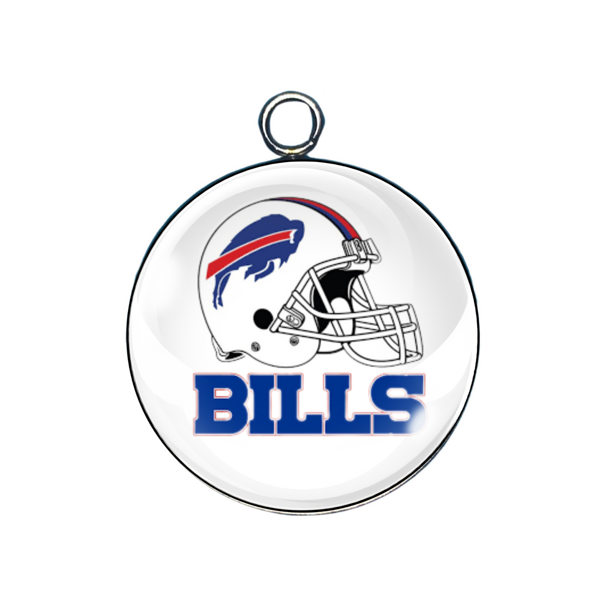 Bills Glass Cabochon Charms