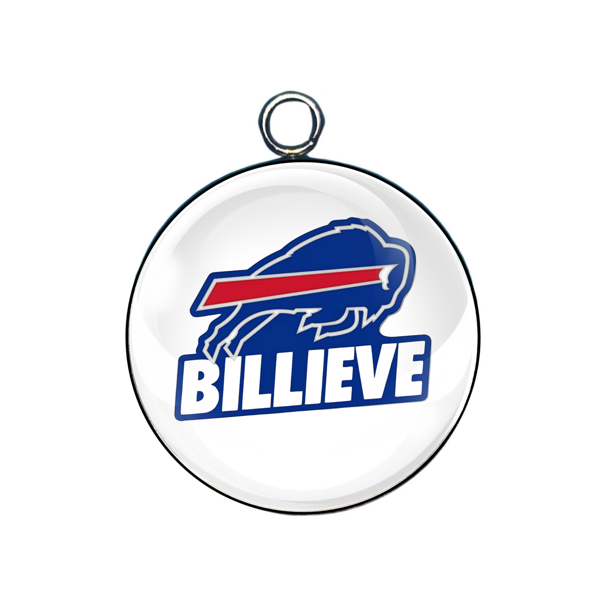 Bills Glass Cabochon Charms