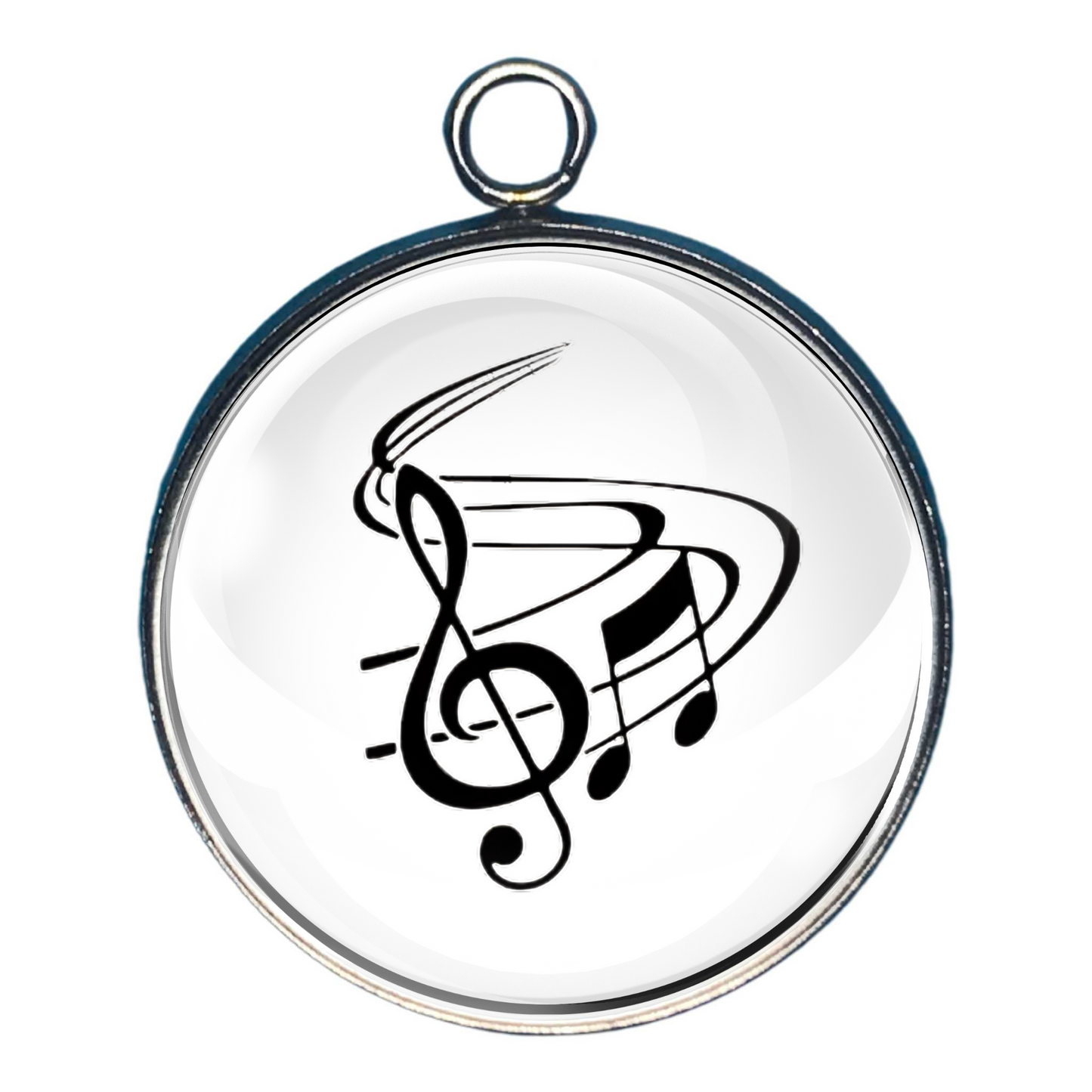 Musical Note Charms – A Symphony of Style - Glass Cabochon Charms