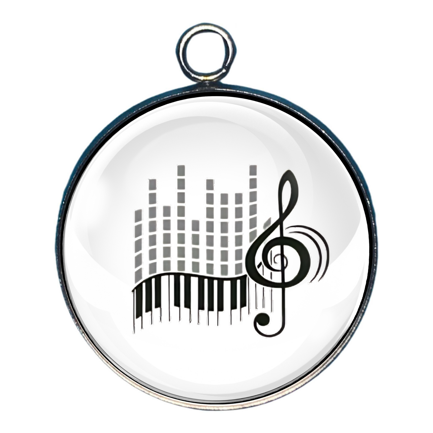 Musical Note Charms – A Symphony of Style - Glass Cabochon Charms