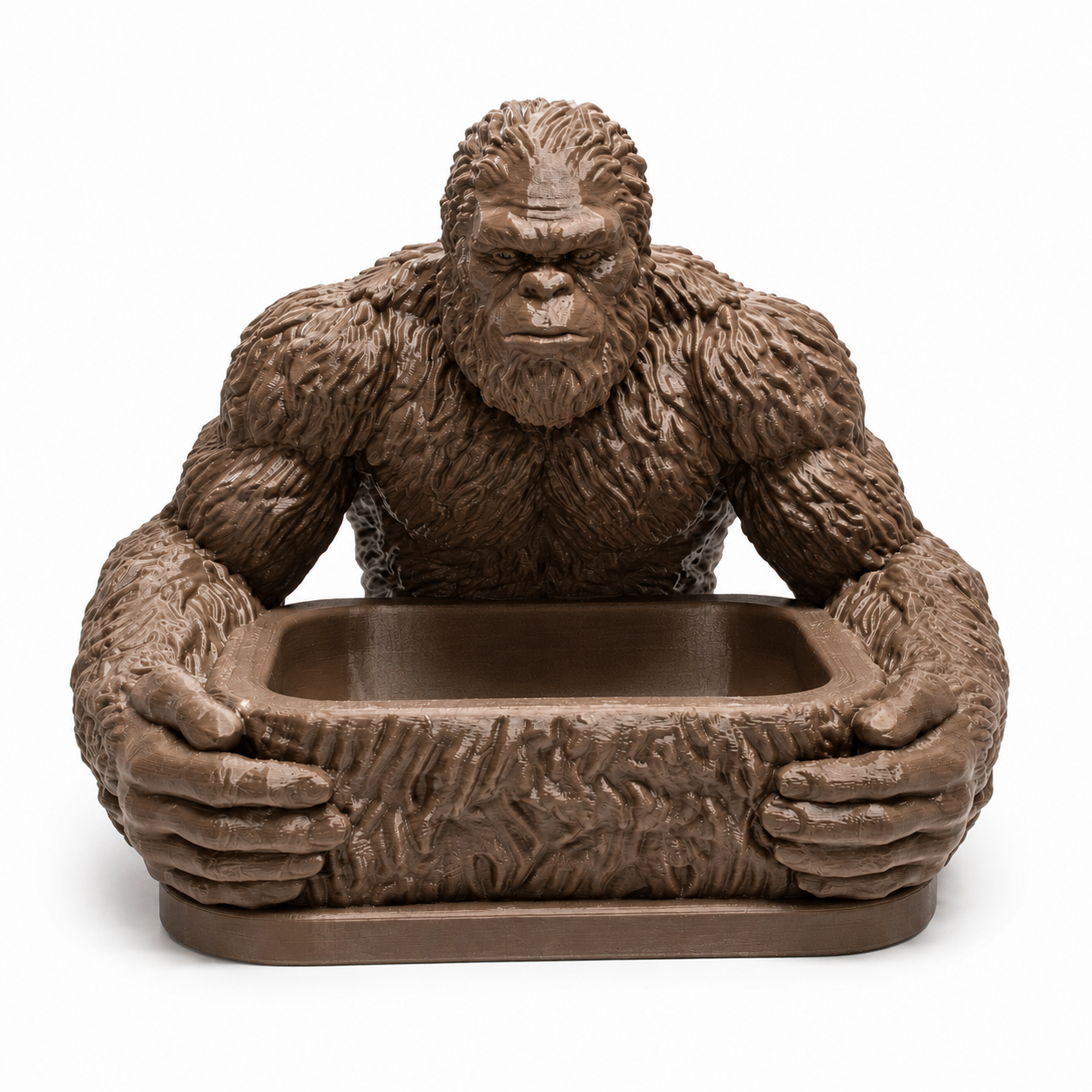 Bigfoot Bathroom Set Soap Dish Shampoo & Conditioner Pump Bottles Rustic
