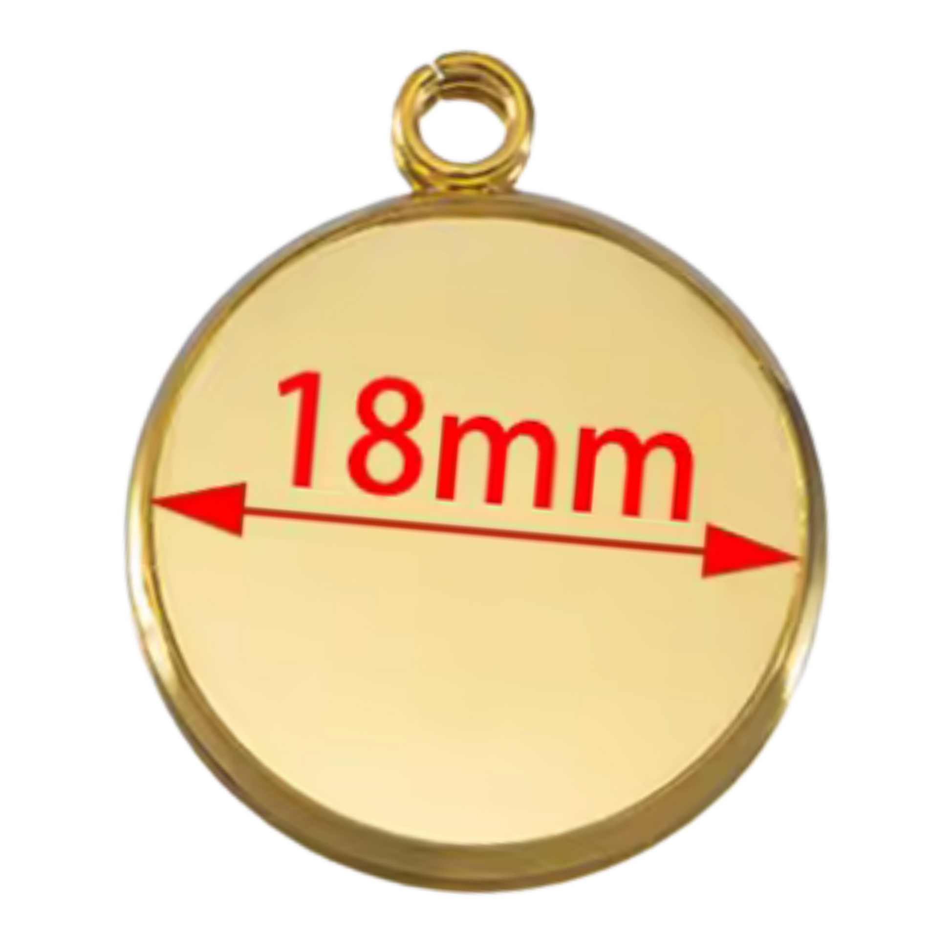 Gold base example in the 18MM size.