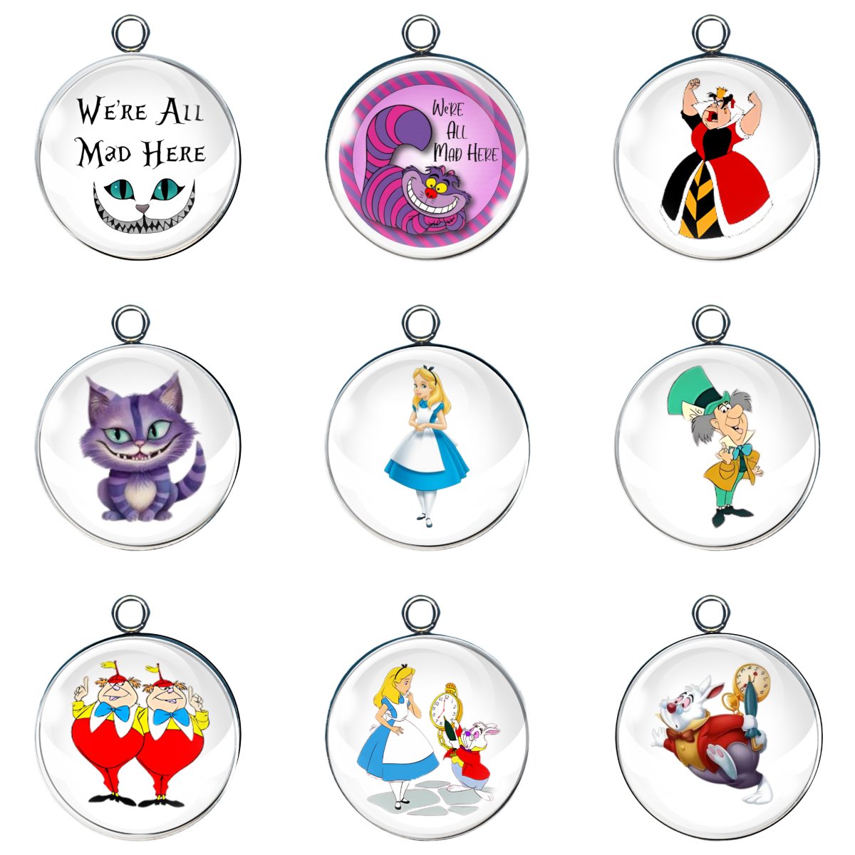 Alice In Wonderland Charms