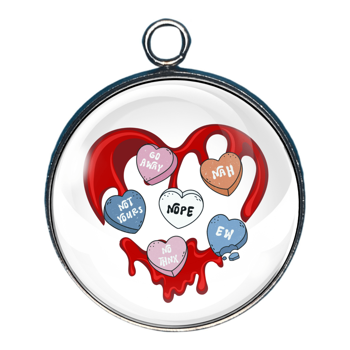 Anti-Valentine Snarky Charms – Funny Sarcastic and Sassy