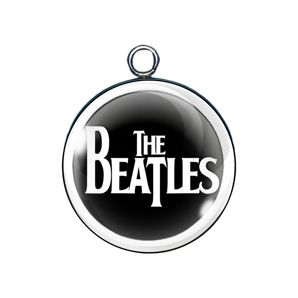 Beatles glass cabochon charm