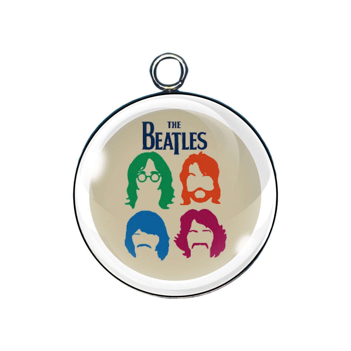 Beatles Glass Cabochon Charms