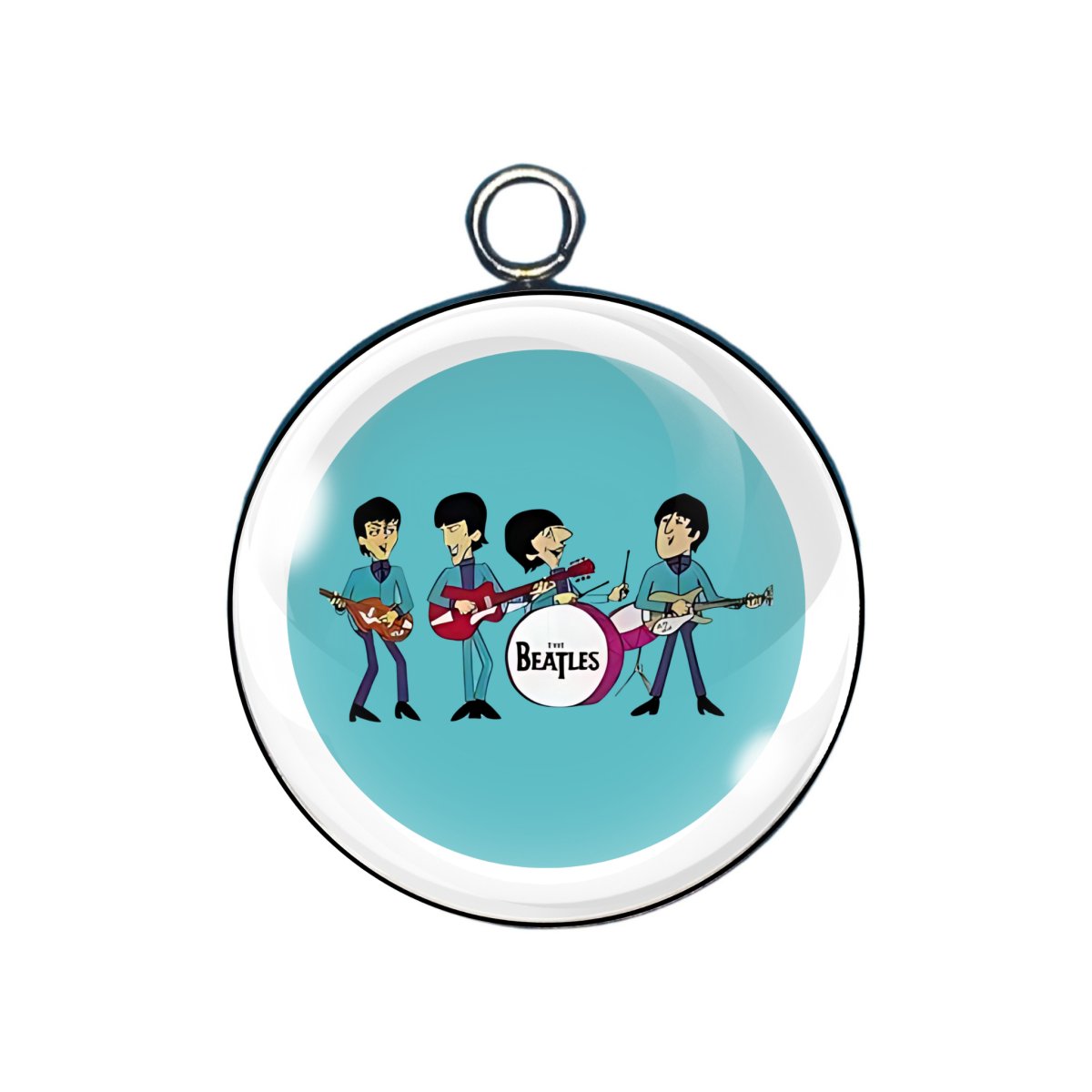 Beatles Glass Cabochon Charms