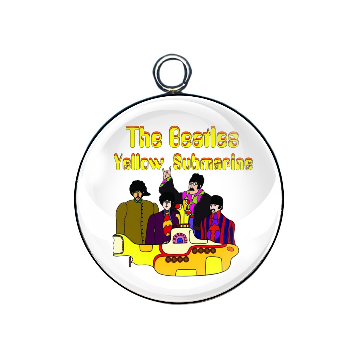 Beatles Glass Cabochon Charms