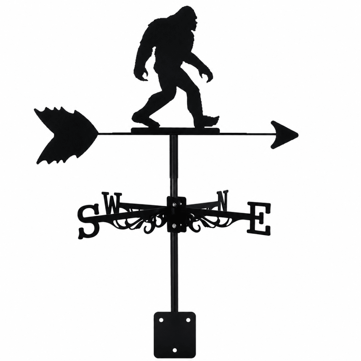 Bigfoot Metal Weathervane – Outdoor Roof, Barn, Garage & Garden Decor