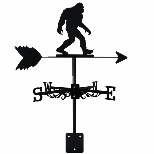 Bigfoot American Flag Metal Weathervane – Outdoor Roof, Barn, Garage & Garden Decor