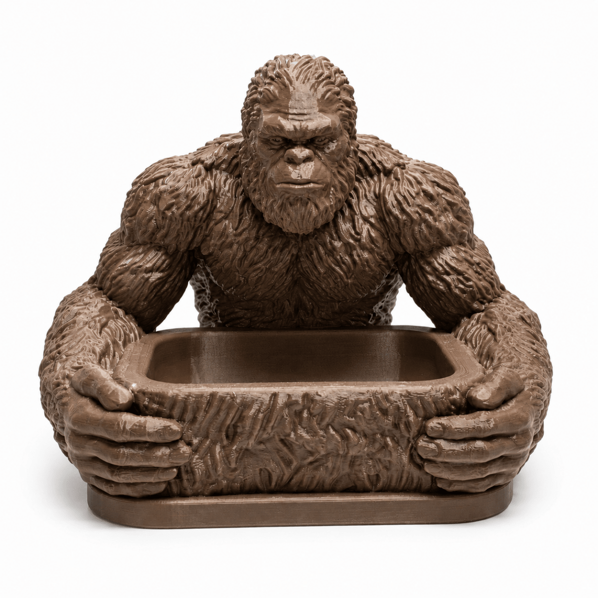 Bigfoot Bathroom Set Soap Dish Shampoo & Conditioner Pump Bottles Rustic