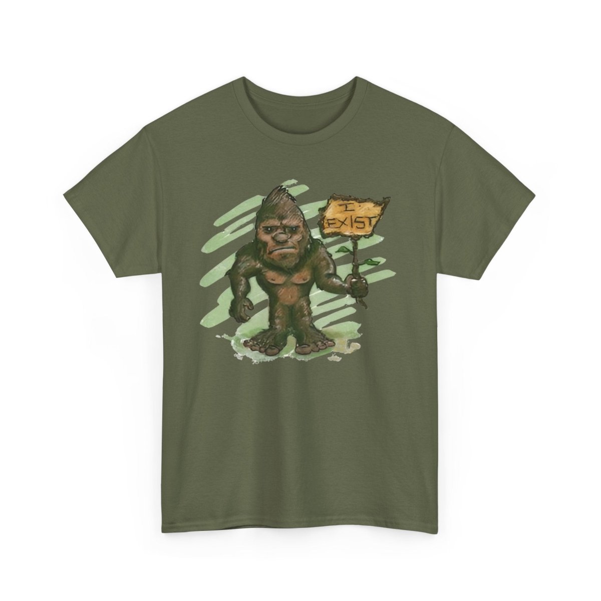 Bigfoot Believe Unisex Heavy Cotton Tee, Funny Shirt, Nature Lover Gift, [...]