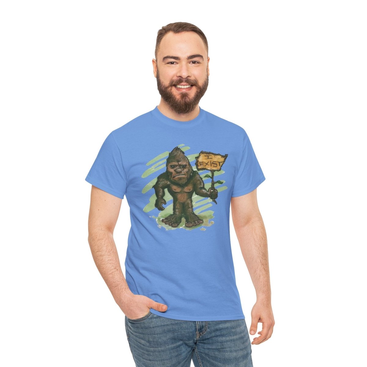 Bigfoot Believe Unisex Heavy Cotton Tee, Funny Shirt, Nature Lover Gift, [...]