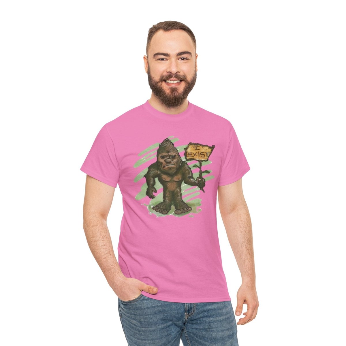 Bigfoot Believe Unisex Heavy Cotton Tee, Funny Shirt, Nature Lover Gift, [...]
