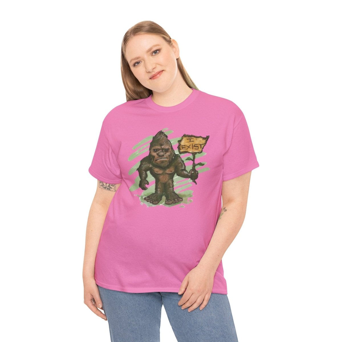 Bigfoot Believe Unisex Heavy Cotton Tee, Funny Shirt, Nature Lover Gift, [...]
