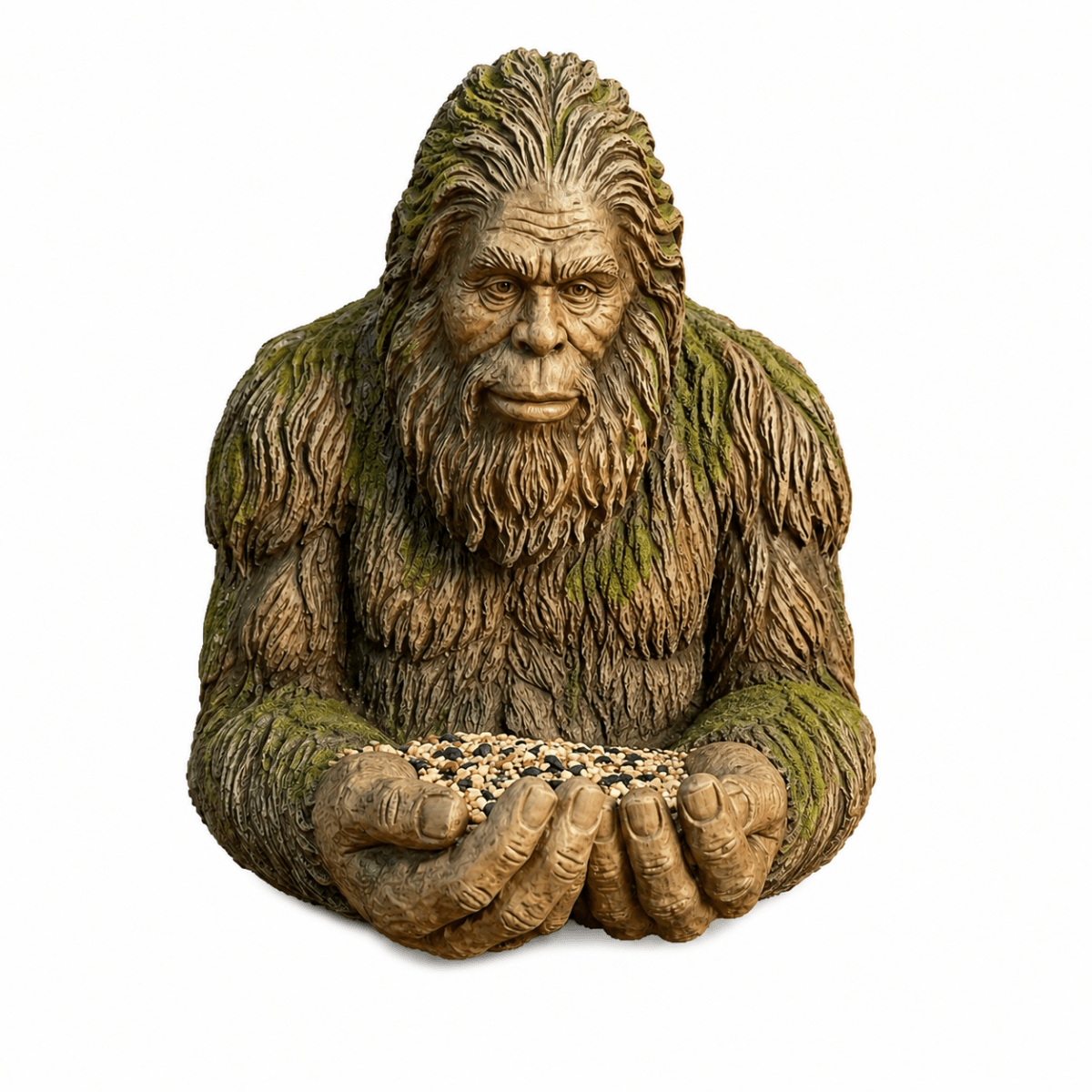 Bigfoot Bird Feeder & Catch-All Holder – Rustic Garden and Home Décor