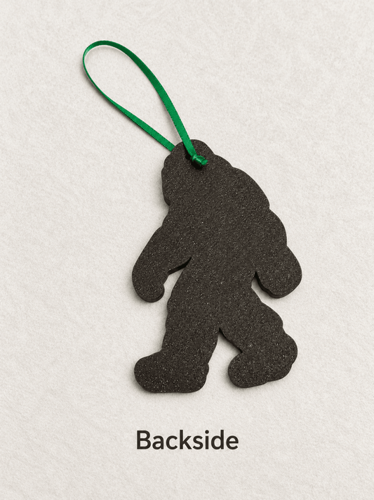 Bigfoot Christmas Ornaments Set of 4 – 3D Printed Sasquatch Tree Decorations