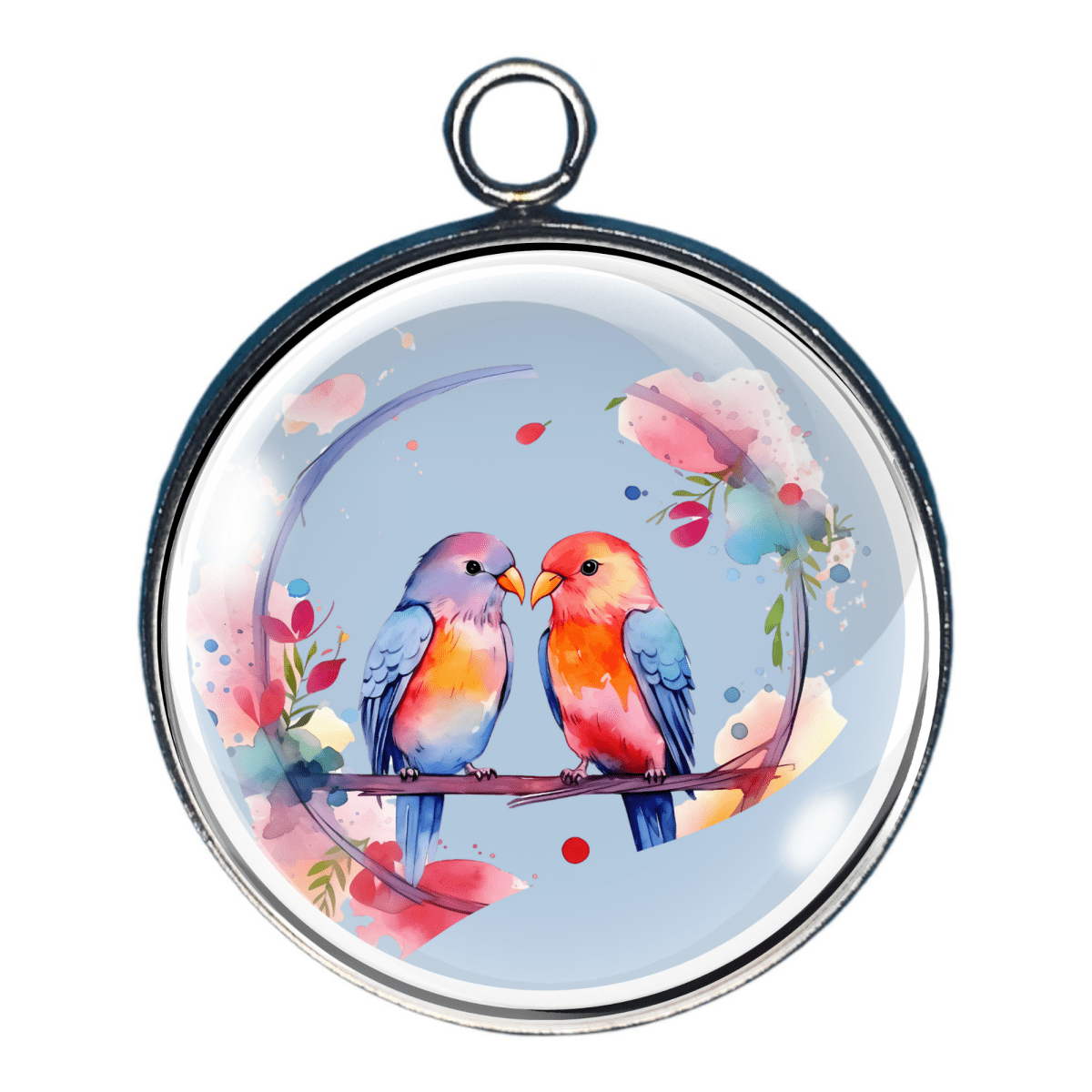 Charm of 2 Love birds