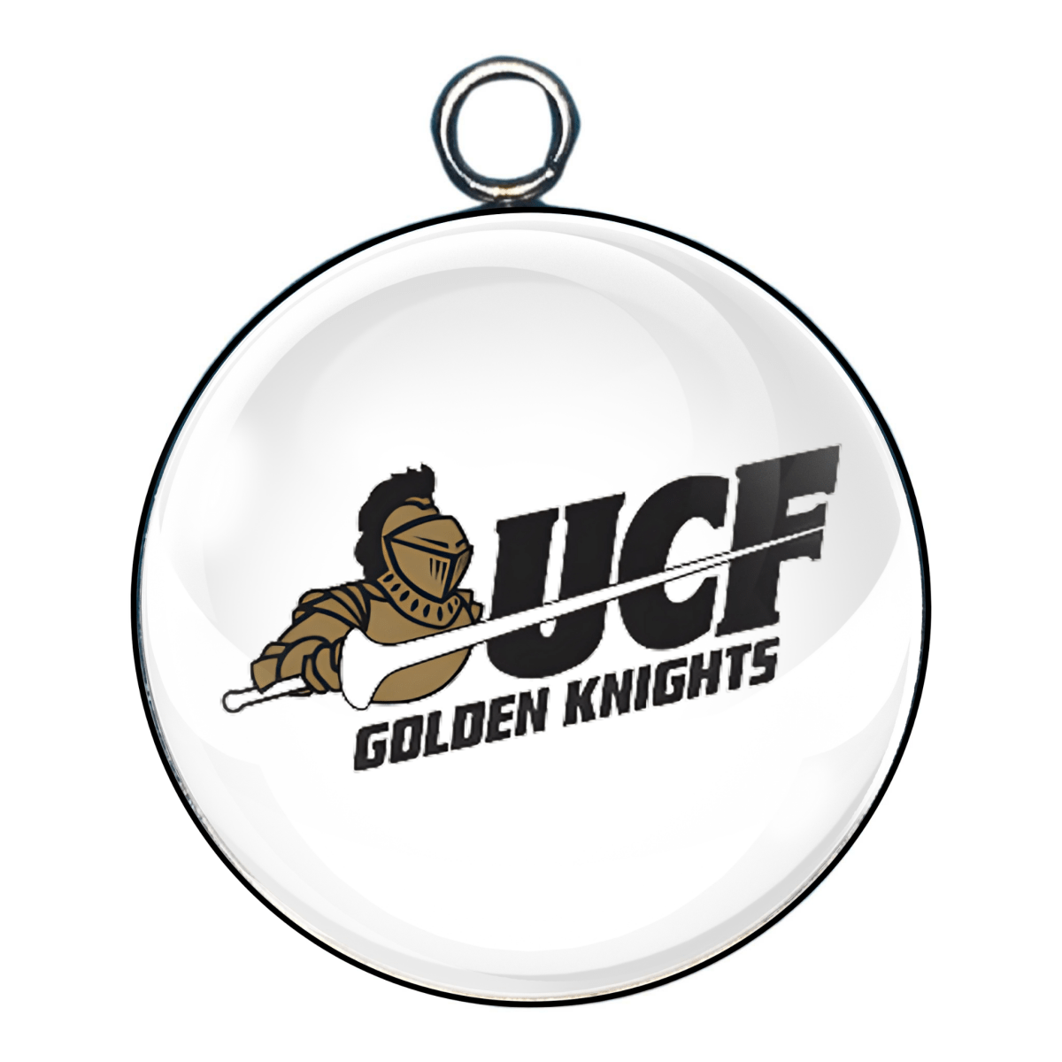 Style 8: Golden Knight mascot cabochon charm
